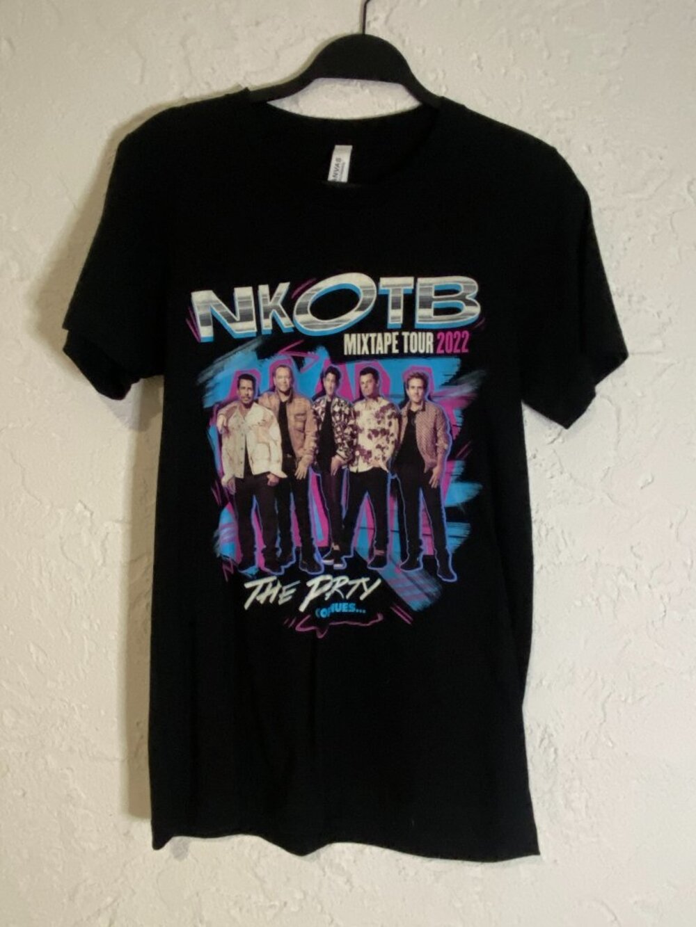 NKOTB New Kids on the Block Mixtape Tour 2022 Concert Tee Size S